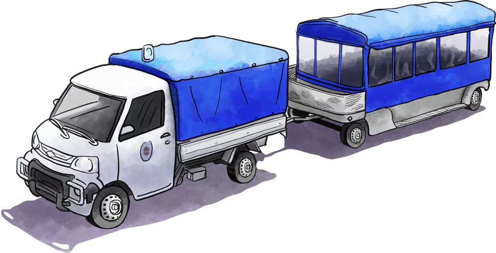 Baggage Trolley illustration